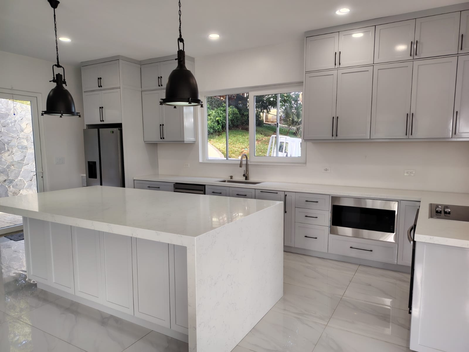Cocina en calacatta